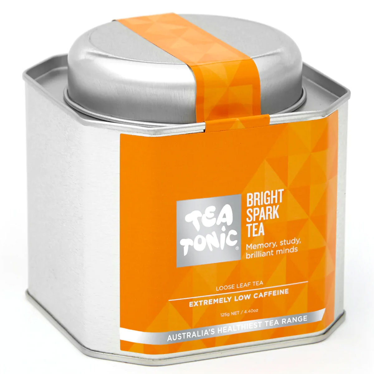 Tea Tonic Bright Spark Loose Leaf Tea Caddy Tin 125G