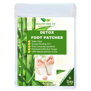 Healthy Bod. Co Detox Foot Patches Bamboo 5 Pairs
