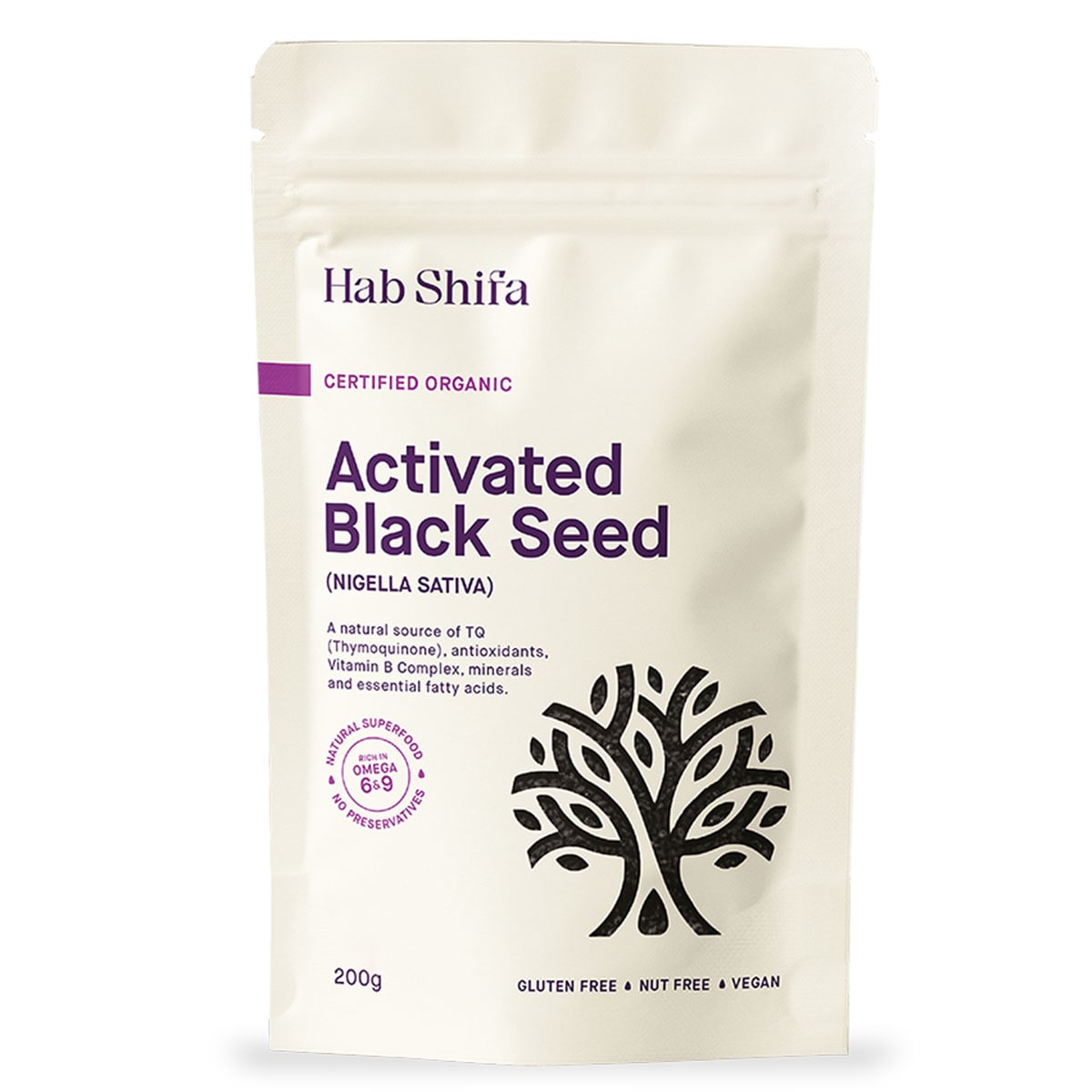 Hab Shifa Organic Black Seed 200G