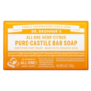 Dr Bronners Pure Castile Bar Soap Citrus 140G