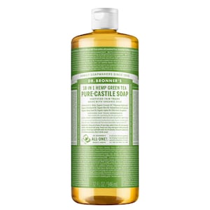 Dr Bronners Pure Castile Liquid Soap Green Tea 946Ml