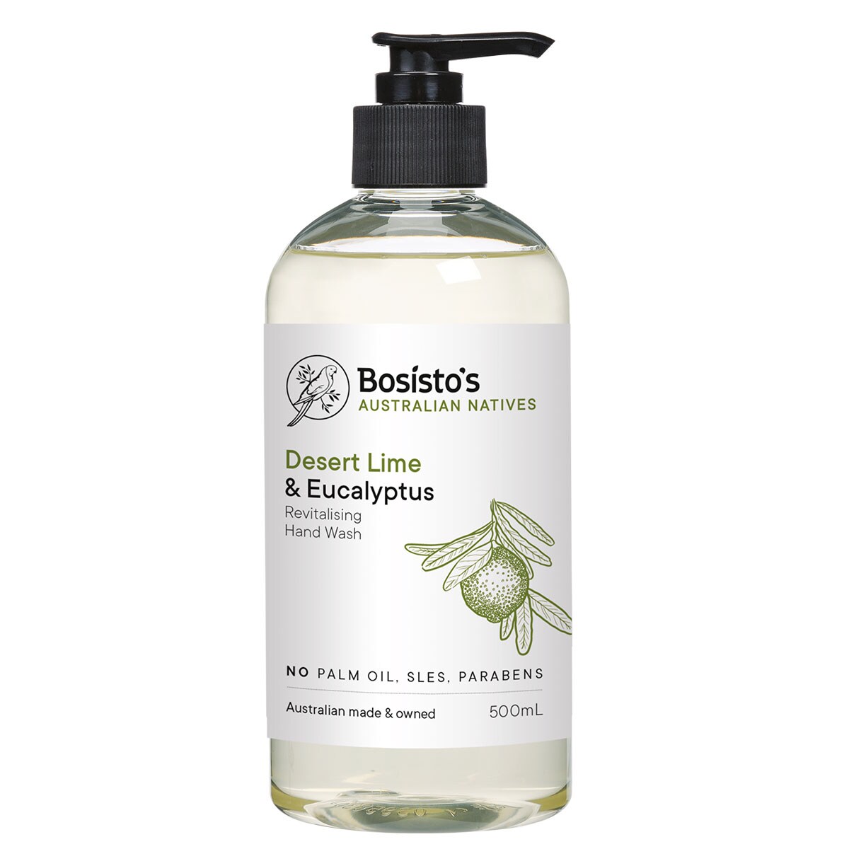 Bosistos Desert Lime & Eucalyptus Hand Wash 500Ml