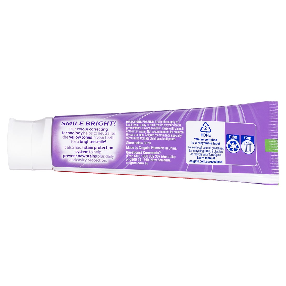 Colgate Advanced Whitening Purple Toothpaste 120G