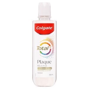 Colgate Total Plaque Release Mouthwash Clear Mint 500Ml