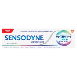 Sensodyne Complete Care + Smart Clean Toothpaste Cool Mint 100G