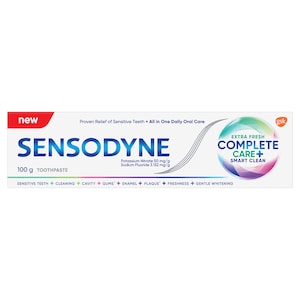 Sensodyne Complete Care + Smart Clean Toothpaste Extra Fresh 100G