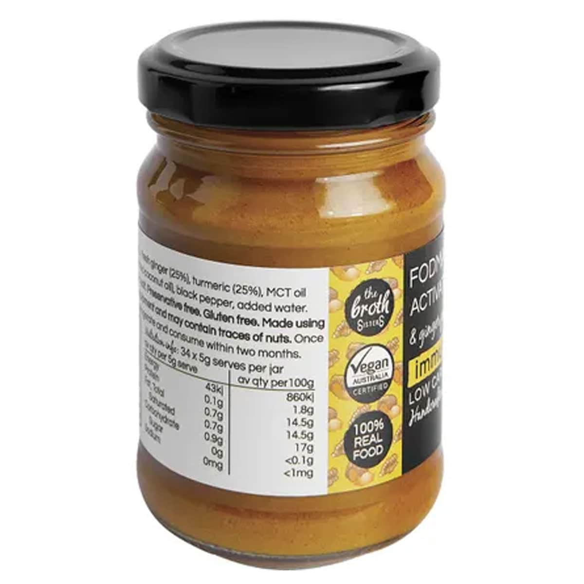 The Broth Sisters Activated Turmeric & Ginger Paste 170G