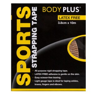 Body Plus Sports Strapping Tape 3.8Cm X 10M