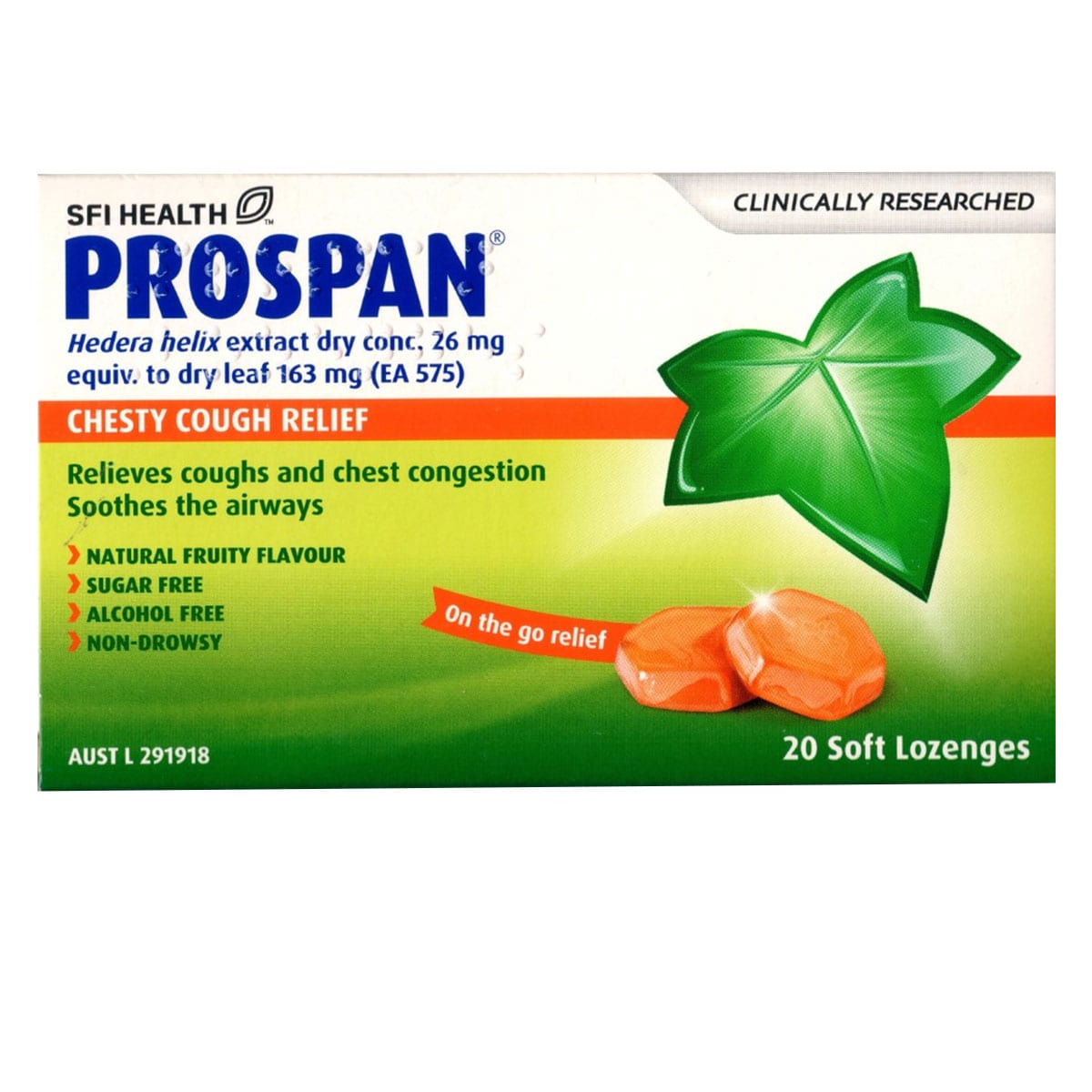 Prospan Chesty Cough Relief Lozenges 20 Pack
