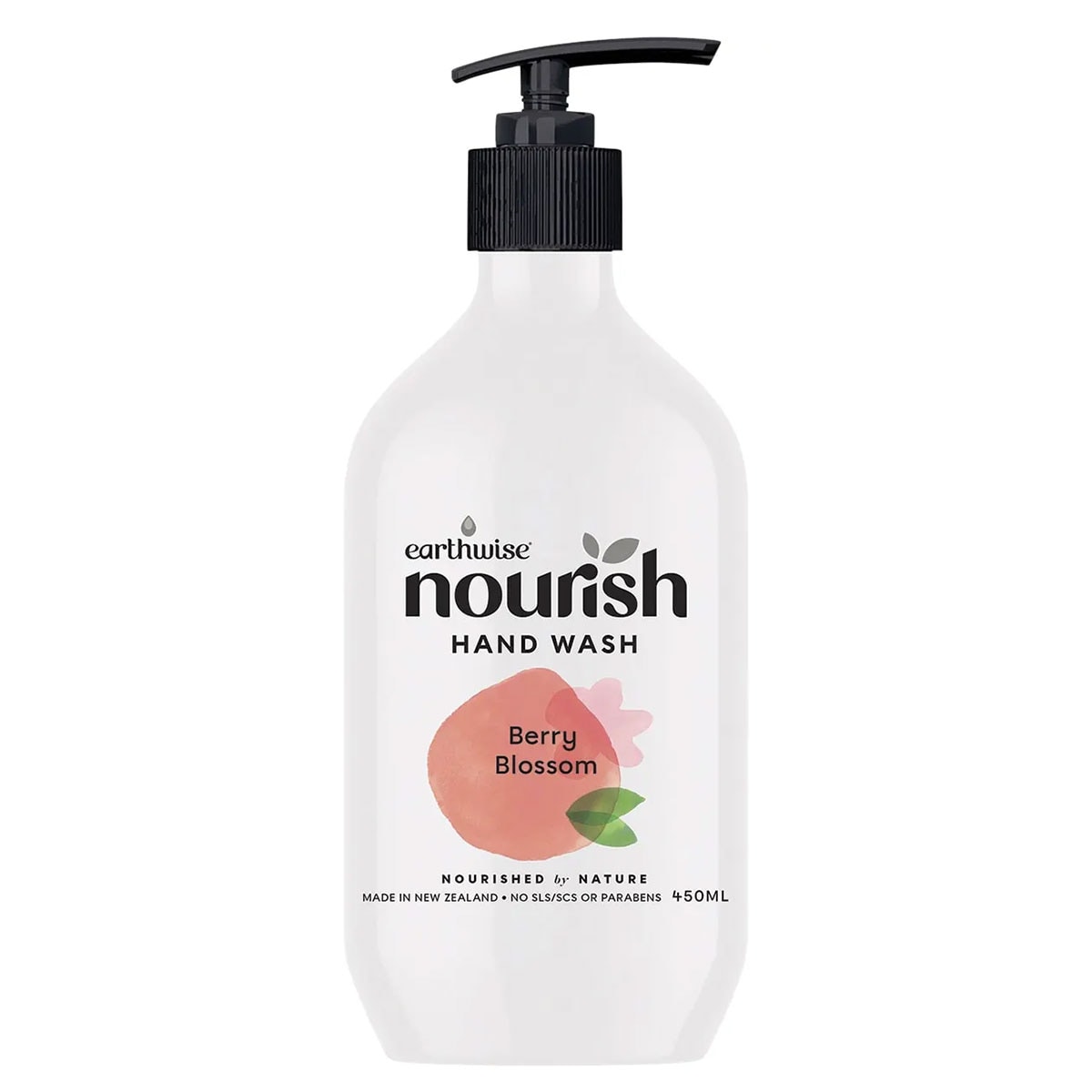 Earthwise Nourish Hand Wash Berry Blossom 450Ml