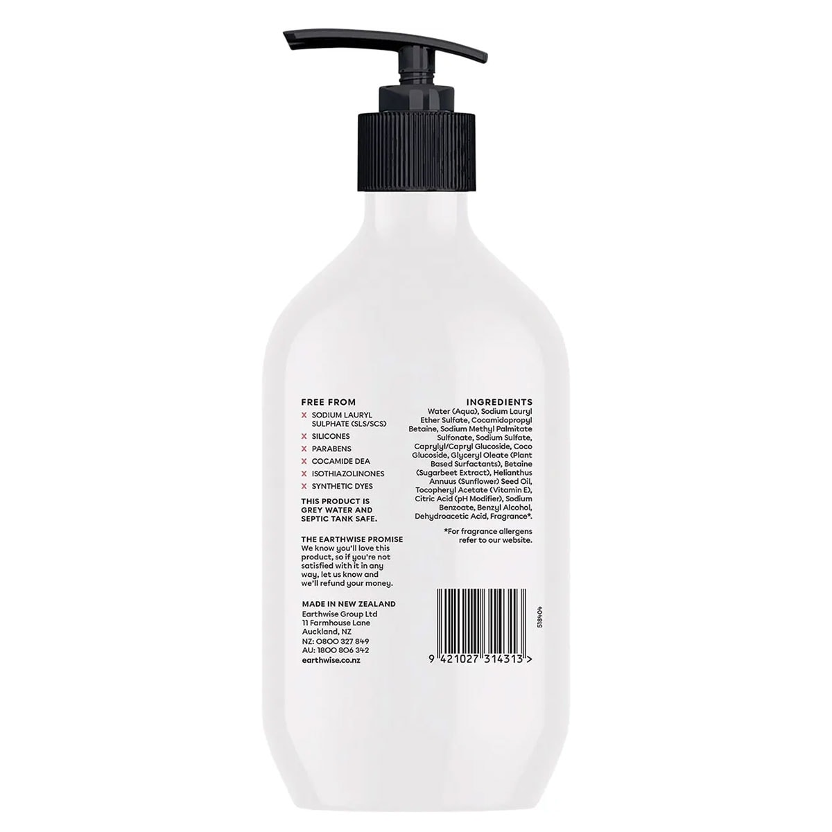 Earthwise Nourish Hand Wash Berry Blossom 450Ml