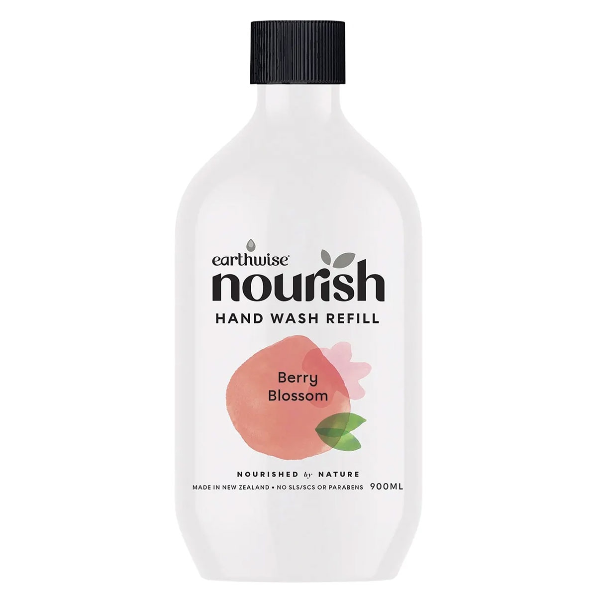 Earthwise Nourish Hand Wash Refill Berry Blossom 900Ml