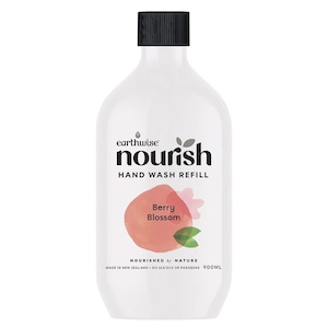 Earthwise Nourish Hand Wash Refill Berry Blossom 900Ml