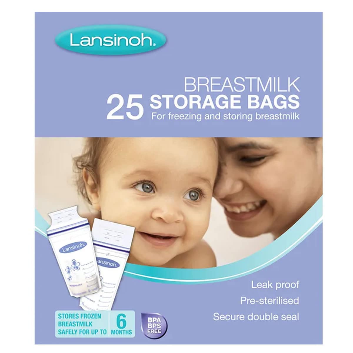 Lansinoh Breast Milk Storage Bags 25 Pack