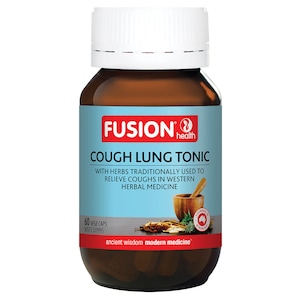 Fusion Health Cough Lung Tonic 60 Vegetarian Capsules