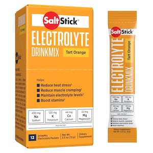 Saltstick Electrolyte Drink Mix Tart Orange 12 Sachets