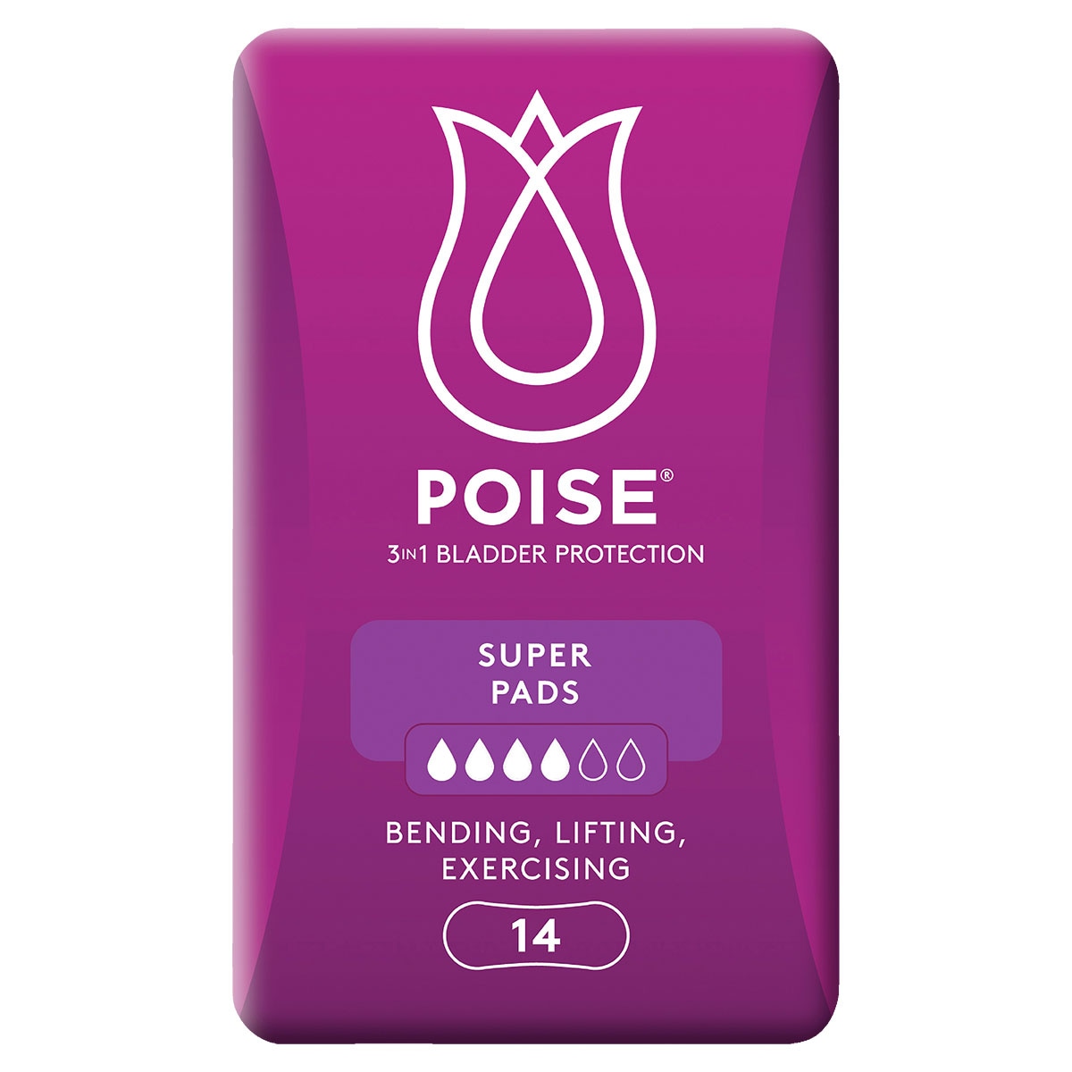 Poise Pads Super 14 Pack