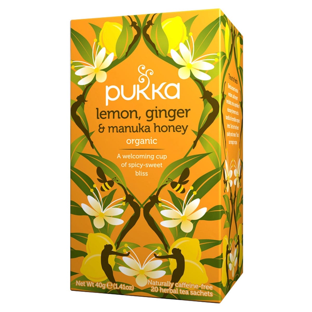 Pukka Lemon Ginger & Manuka Honey Tea Bags 20 Pack