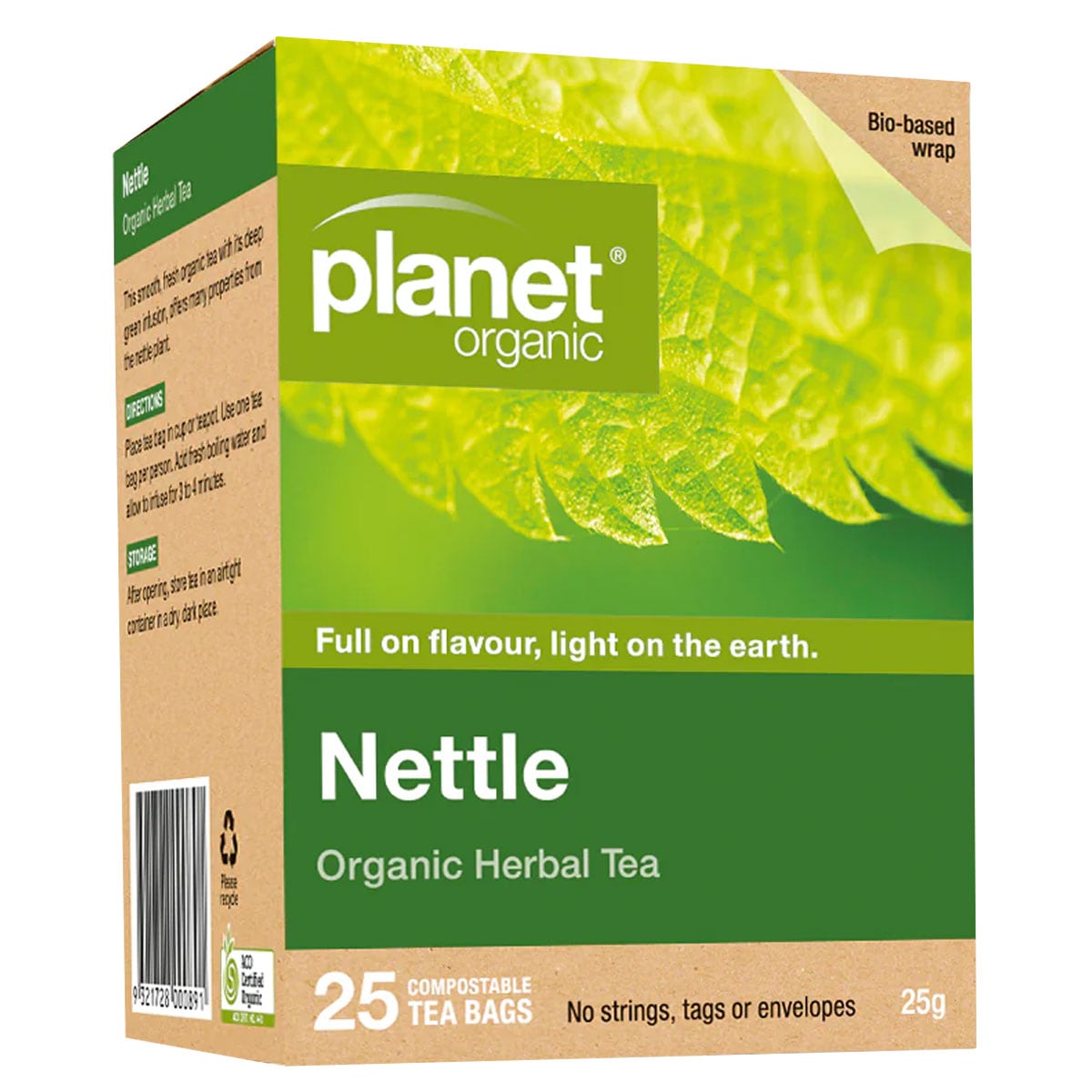 Planet Organic Nettle Herbal Tea 25 Tea Bags