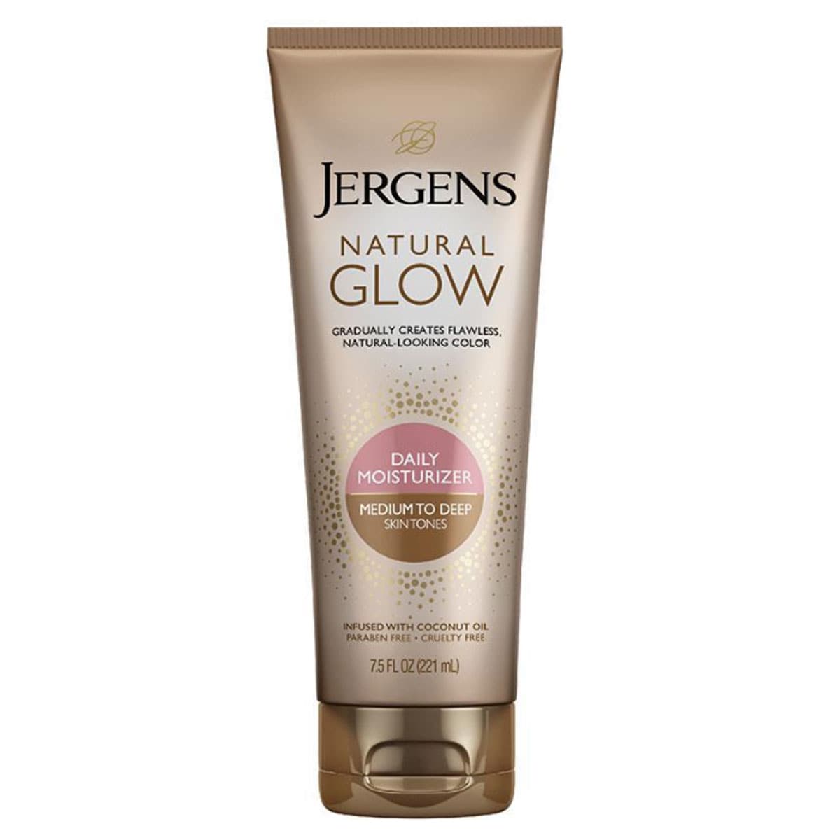 Jergens Natural Glow Medium To Tan Skin Moisturiser 221Ml