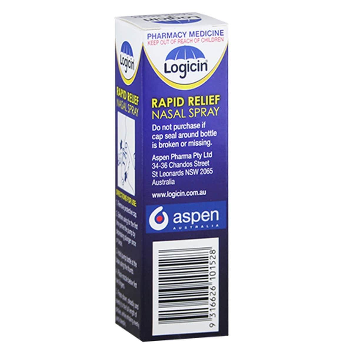 Logicin Rapid Relief Nasal Spray 18ml