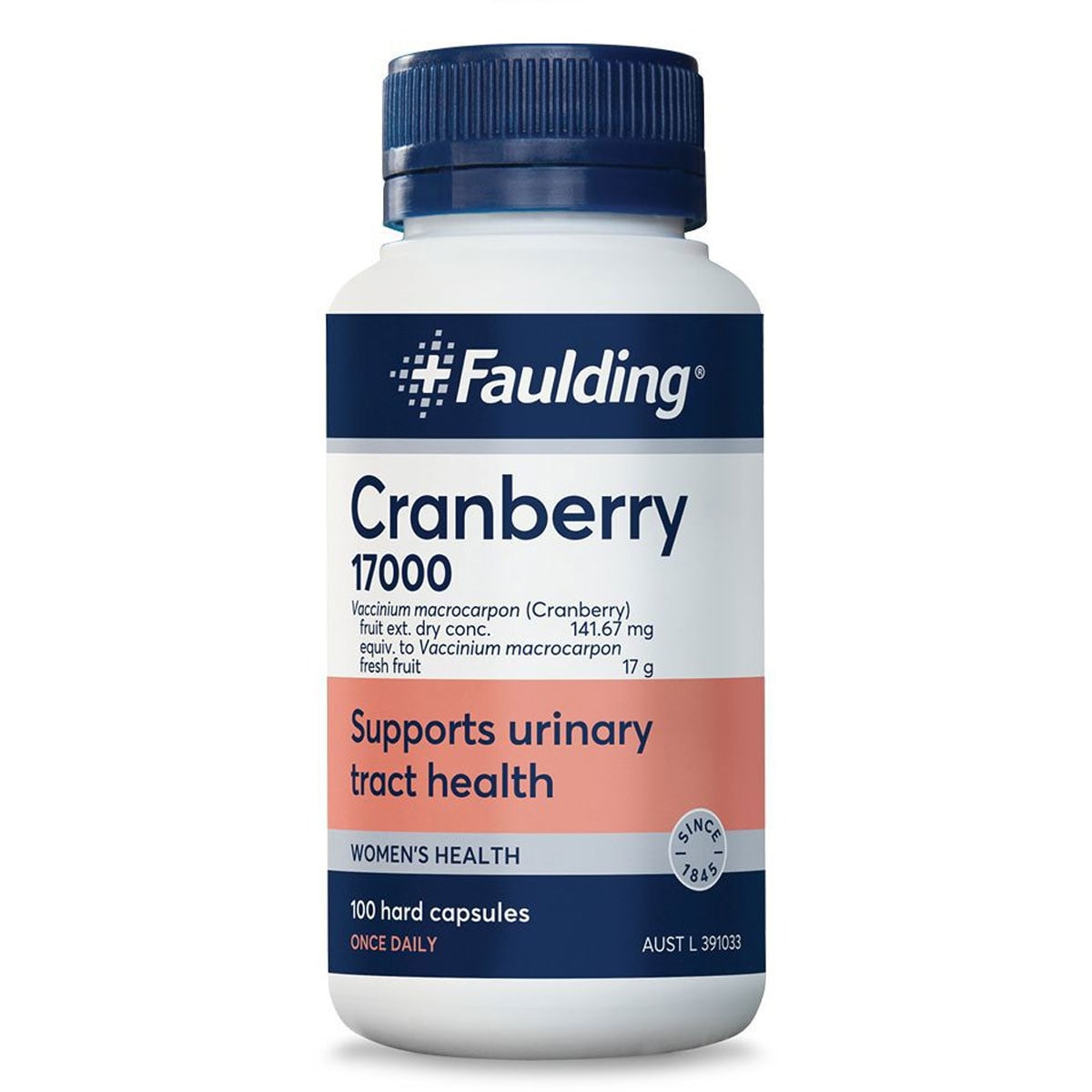 Faulding Cranberry 17000Mg 100 Capsules