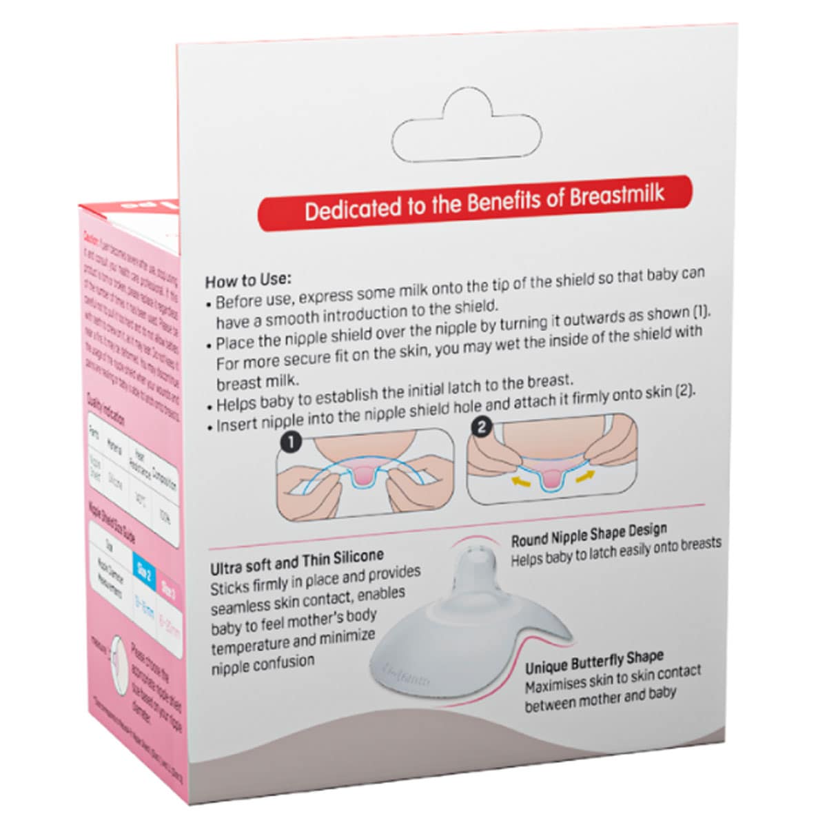 Pigeon Natural Feel Nipple Shield Size 3 2 Pack