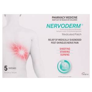 Nervoderm Nerve Pain Relief 5 Medicated Patches