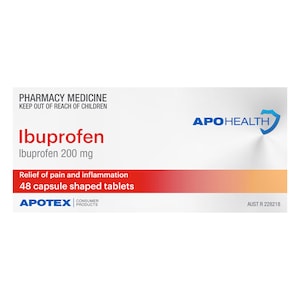 APOHEALTH Ibuprofen 200mg Pain Relief 48 Tablets