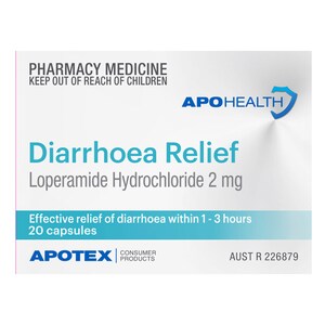 APOHEALTH Diarrhoea Relief 20 Capsules