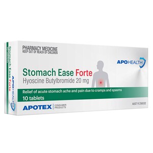APOHEALTH Stomach Ease Forte 20mg 10 Tablets