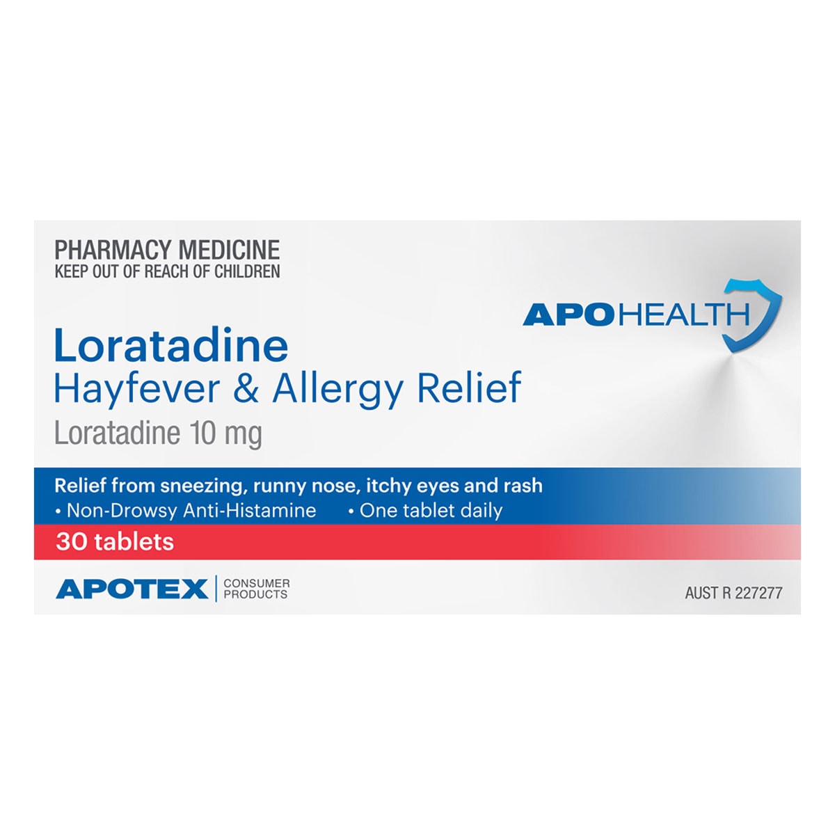 APOHEALTH Loratadine Hayfever & Allergy Relief 30 Tablets