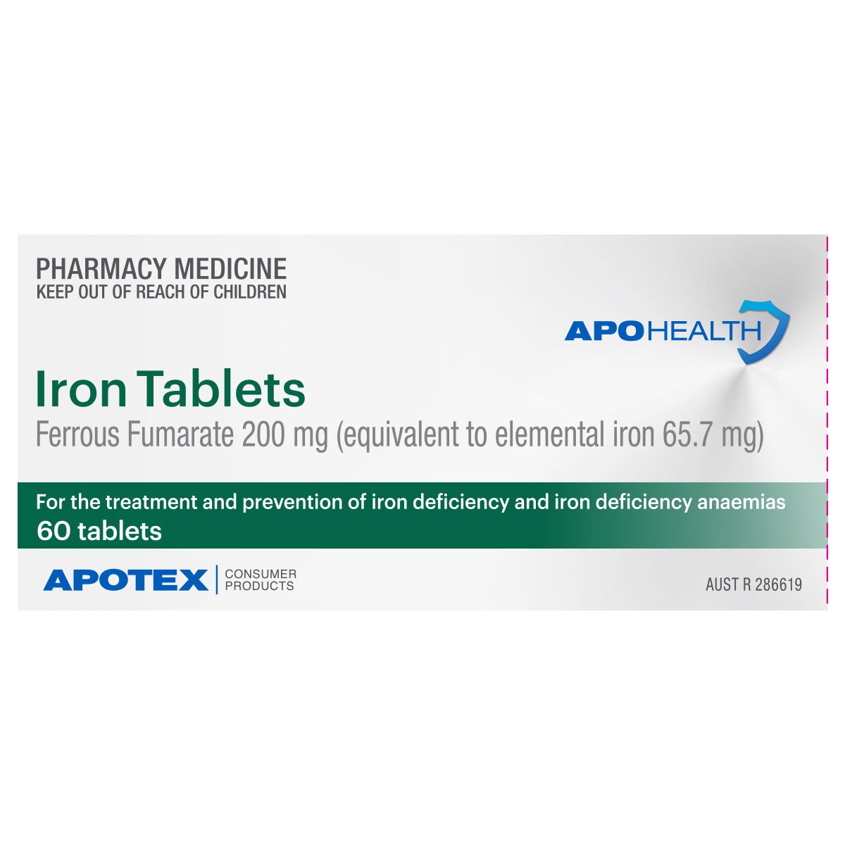 APOHEALTH Iron Tabs 60 Tablets