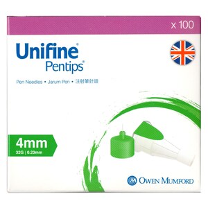Unifine Pentips Plus 32G 4Mm 100 Pack