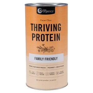 Nutra Organics Thriving Family Classic Cacao Choc Protein + Multivitamin 450G