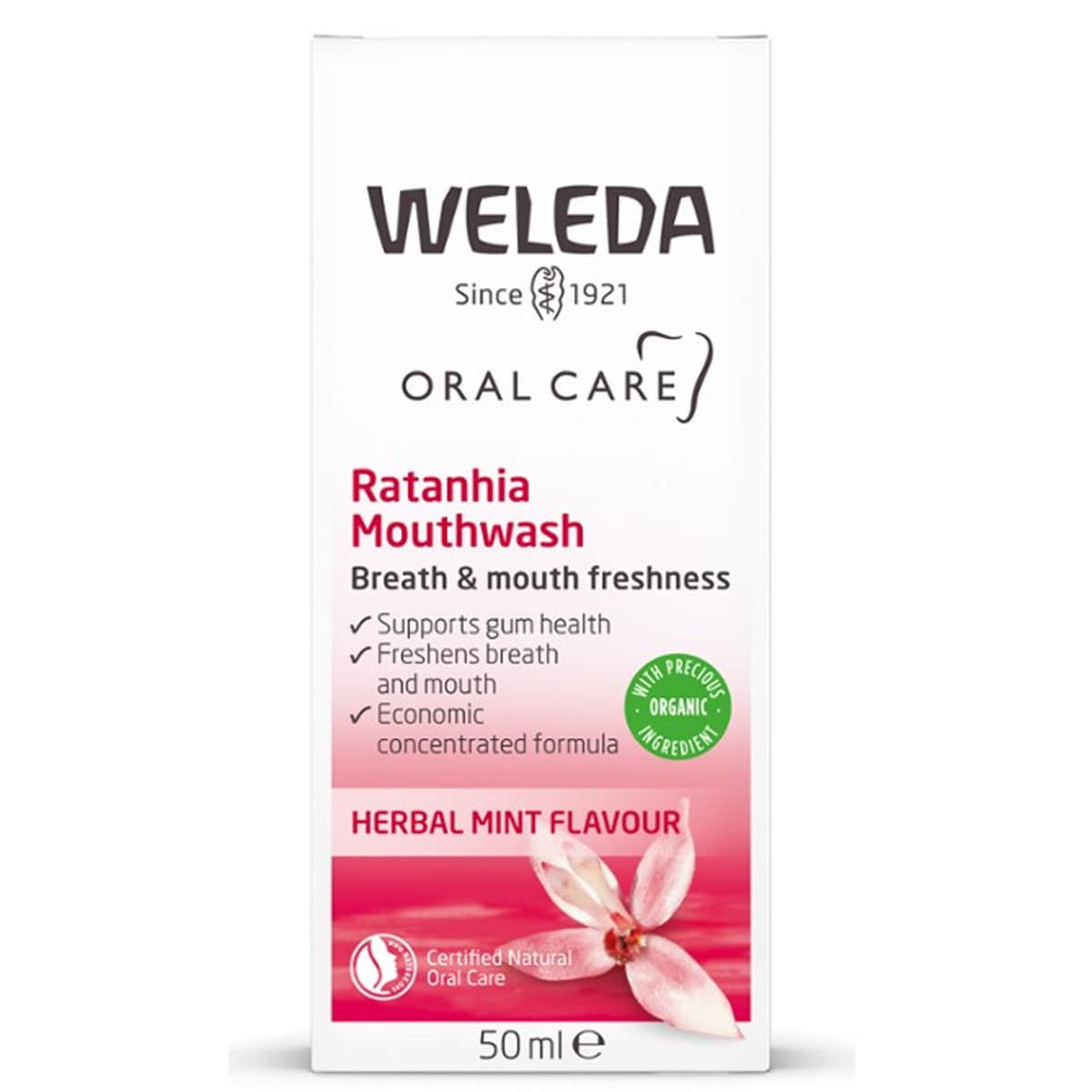 Weleda Ratanhia Mouthwash Concentrate 50Ml