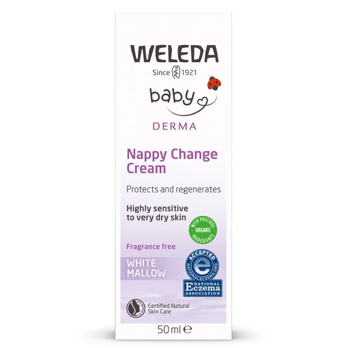 Weleda Baby Derma White Mallow Nappy Change Cream 50Ml