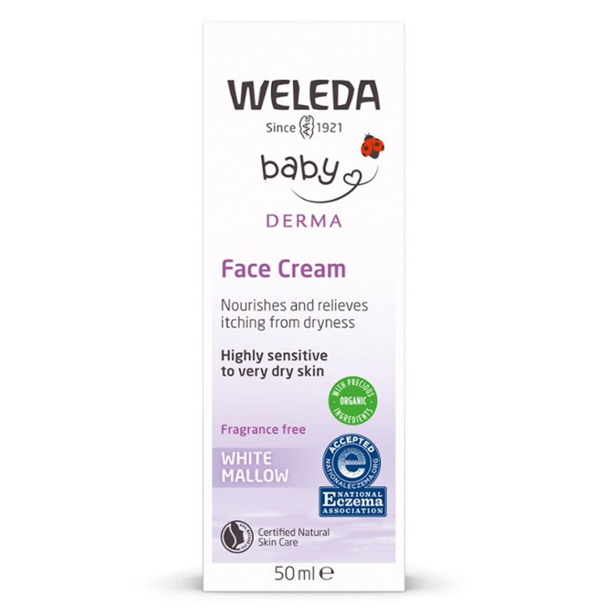 Weleda Baby Derma White Mallow Facial Cream 50Ml