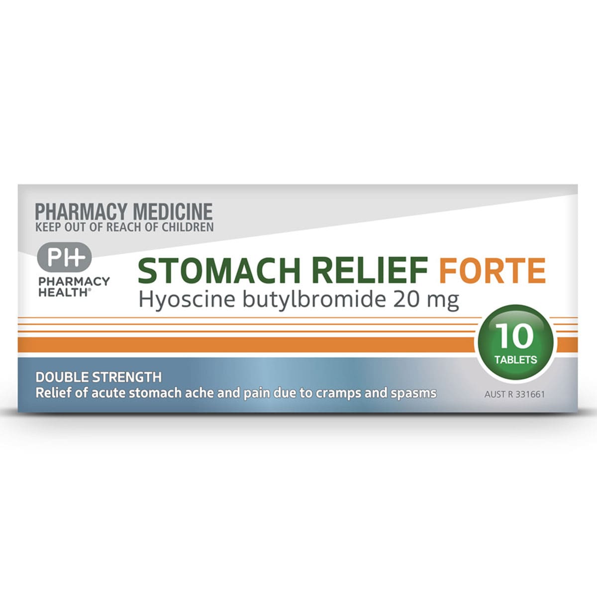 Pharmacy Health Stomach Relief Forte 10 Tablets