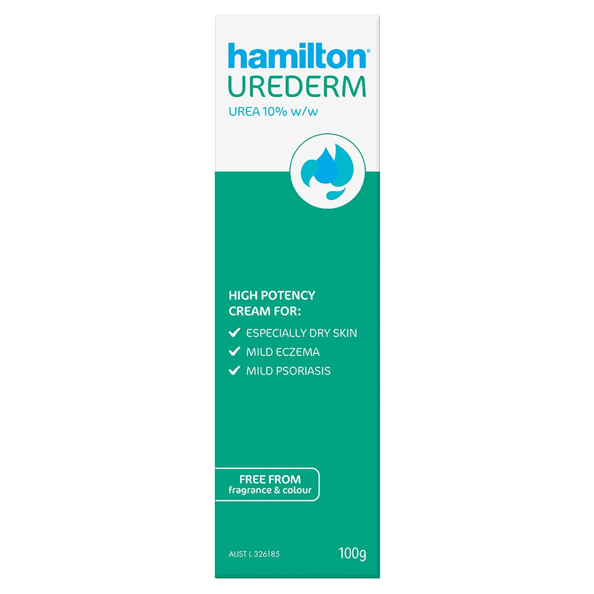 Hamilton Skin Therapy Urederm Cream 10% Urea 100g