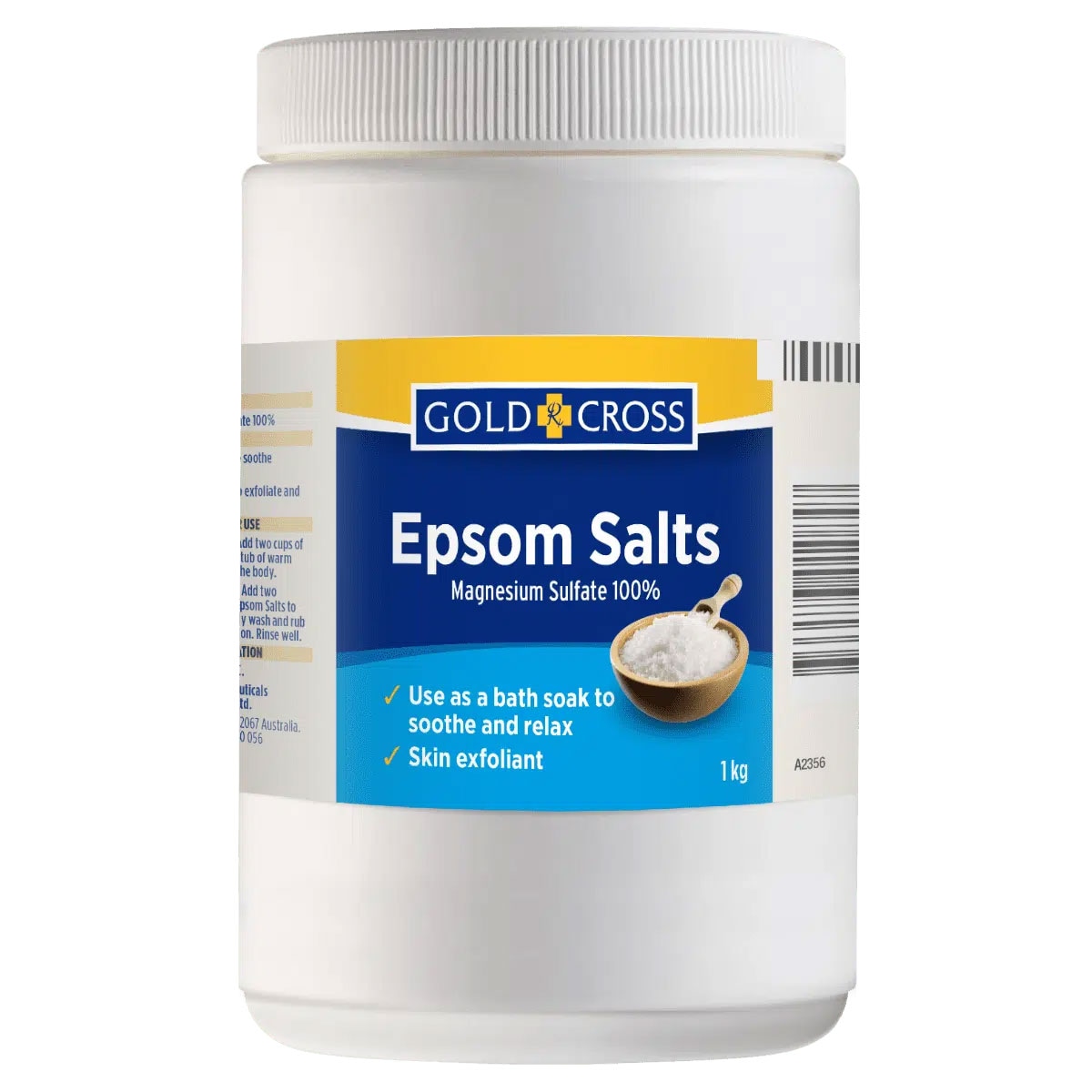 Gold Cross Epsom Salts 1Kg