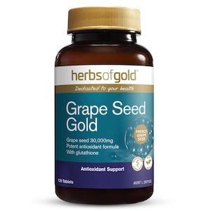 Herbs Of Gold Grape Seed Gold 120 Tablets
