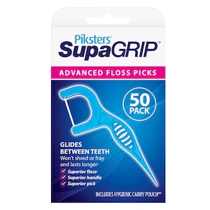 Piksters Supagrip Flosser Toothpick 50 Pack