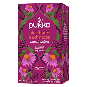 Pukka Elderberry & Echinacea Tea Bags 20 Pack