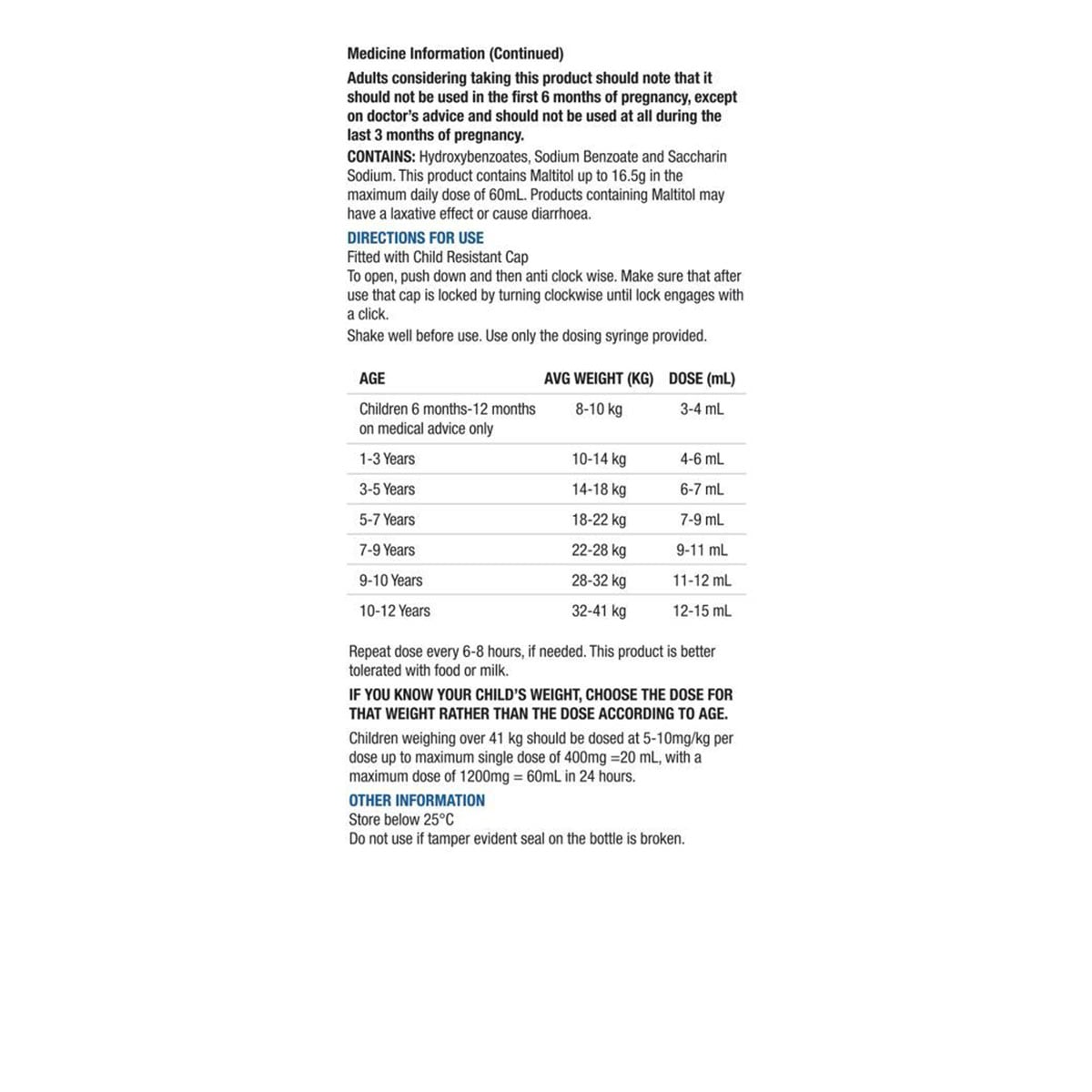 Chemists Own Children's Ibuprofen Pain & Fever 6 Months - 12 Years 100ml