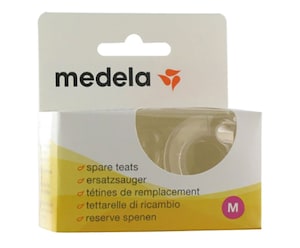 Medela Spare Teats Medium Flow 2 Pack