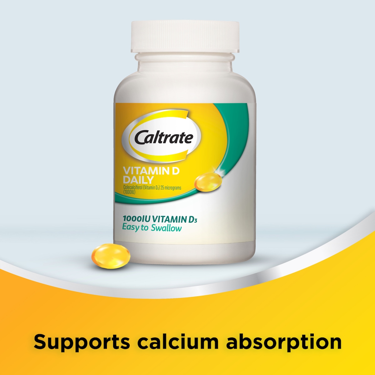 Caltrate Vitamin D 1000Iu 180 Capsules