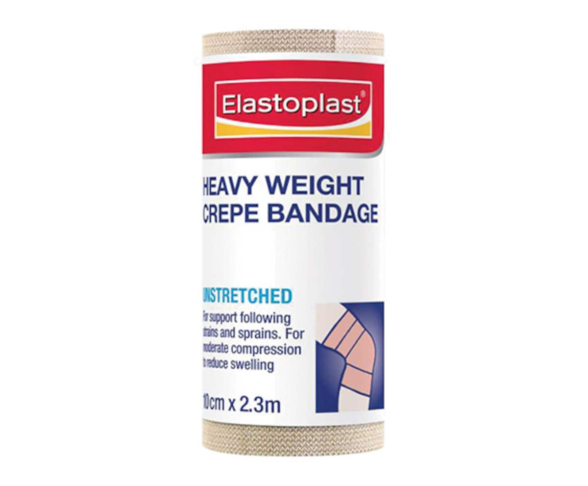 Elastoplast Heavy Weight Crepe Bandage Unstretched 10Cm X 2.3M Roll