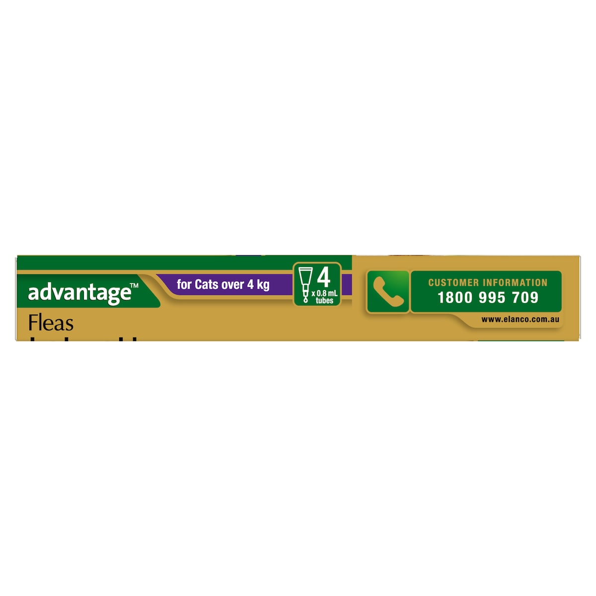 Advantage Cats Over 4Kg Large Purple 4 Pack