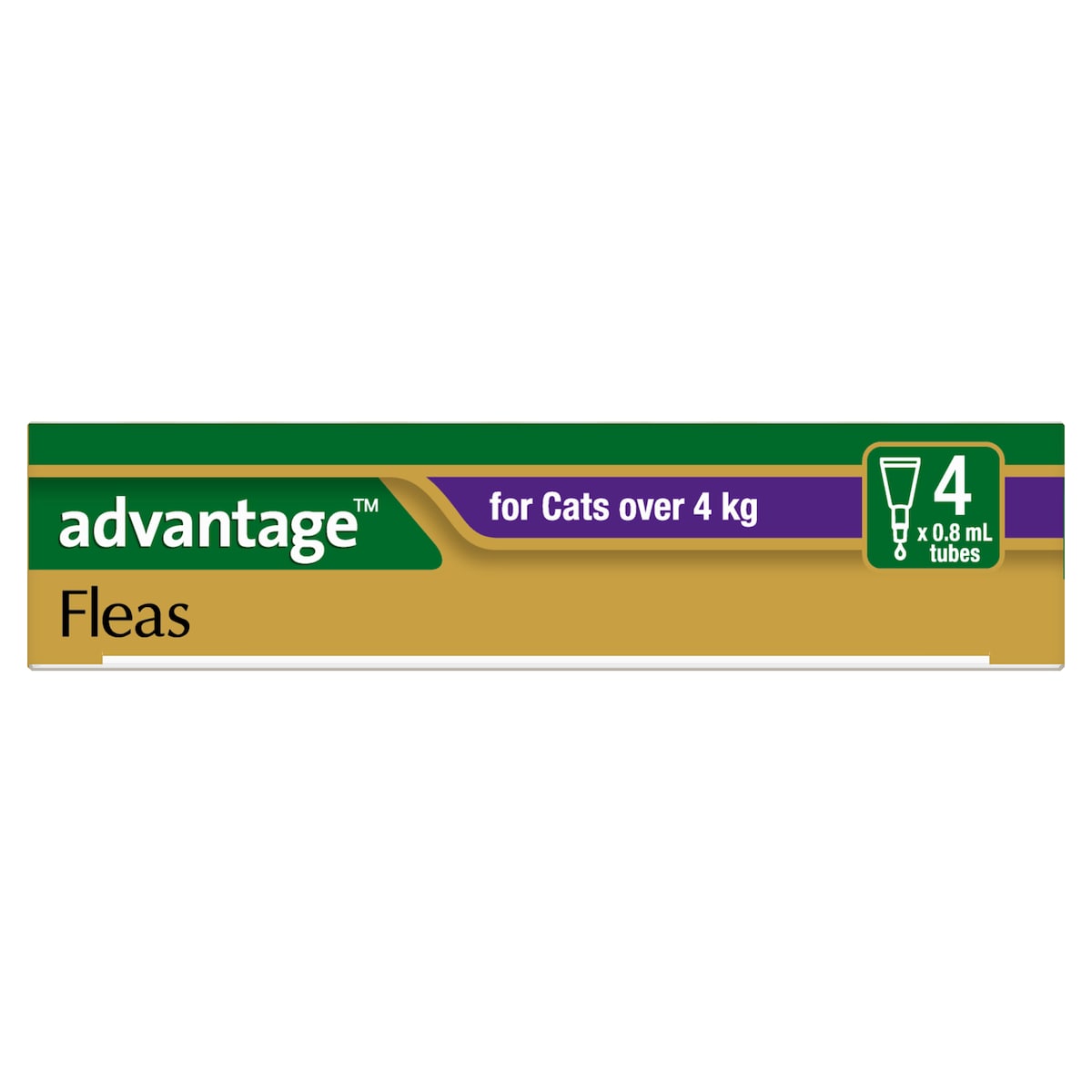 Advantage Cats Over 4Kg Large Purple 4 Pack